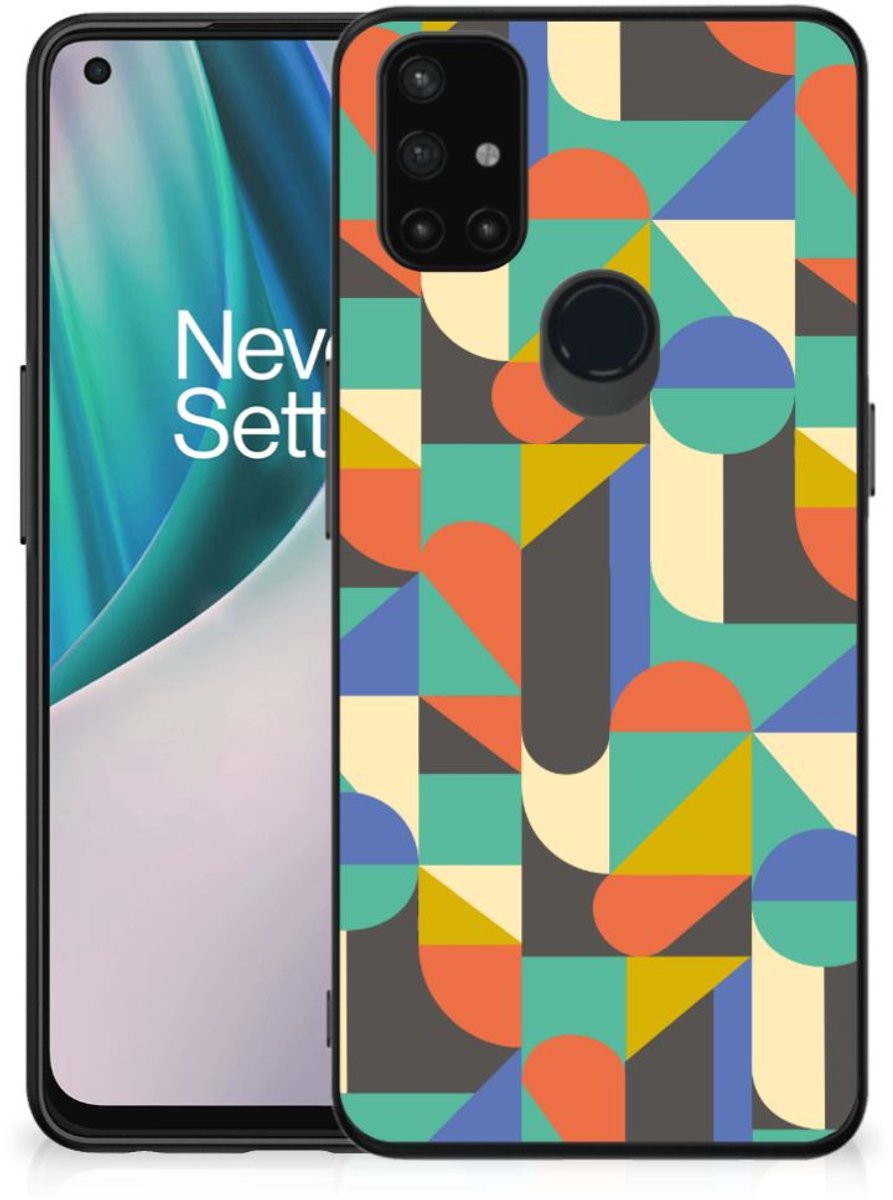Back Cover voor OnePlus Nord N10 5G Back Case Funky Retro