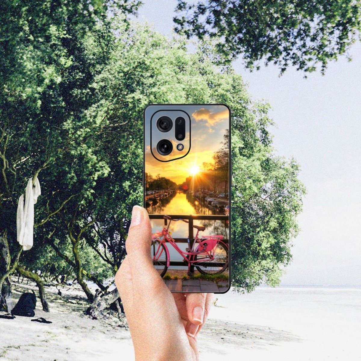 OPPO Find X5 TPU Backcover Amsterdamse Grachten