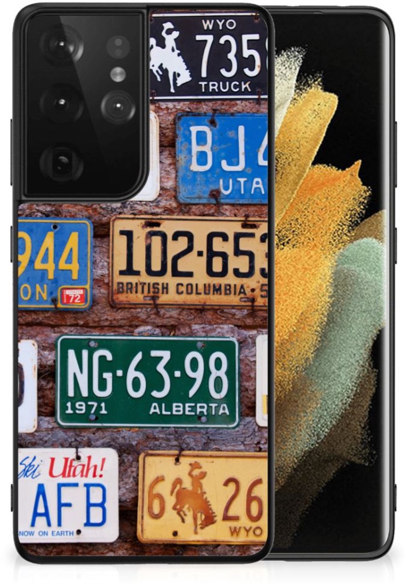Samsung Galaxy S21 Ultra Silicone Back Case Kentekenplaten