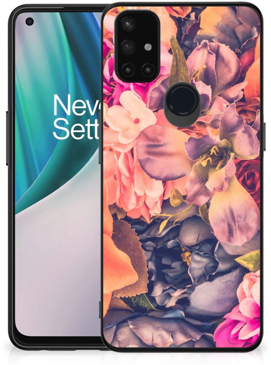 OnePlus Nord N10 5G Bloemen Hoesje Bosje Bloemen