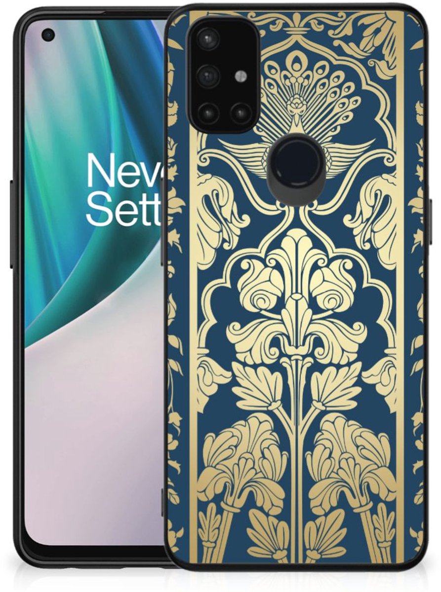 OnePlus Nord N10 5G Bloemen Hoesje Beige Flowers