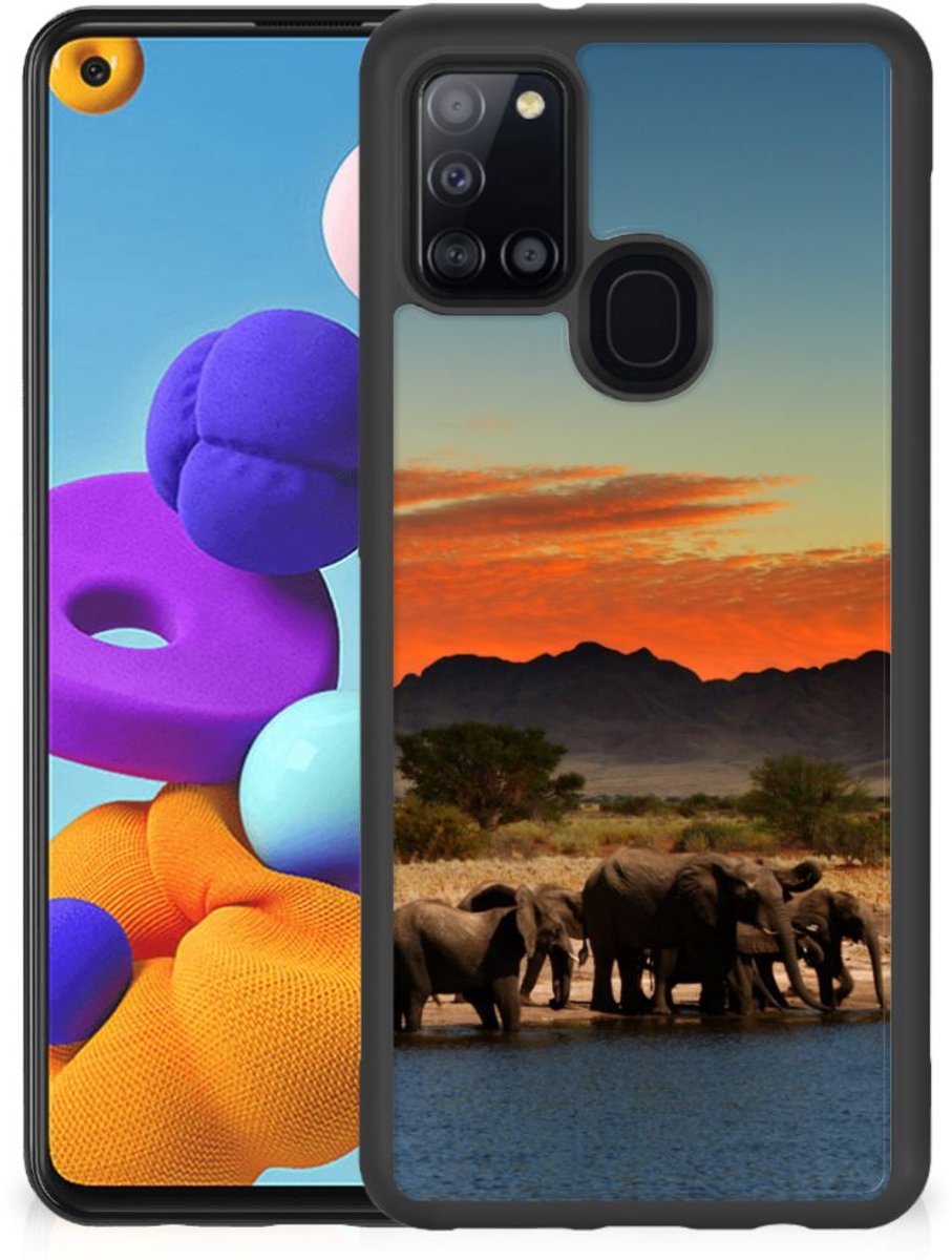 Samsung Galaxy A21s Back Cover Olifanten