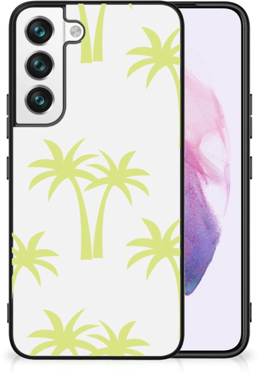 Samsung Galaxy S22 Bloemen Hoesje Palmtrees