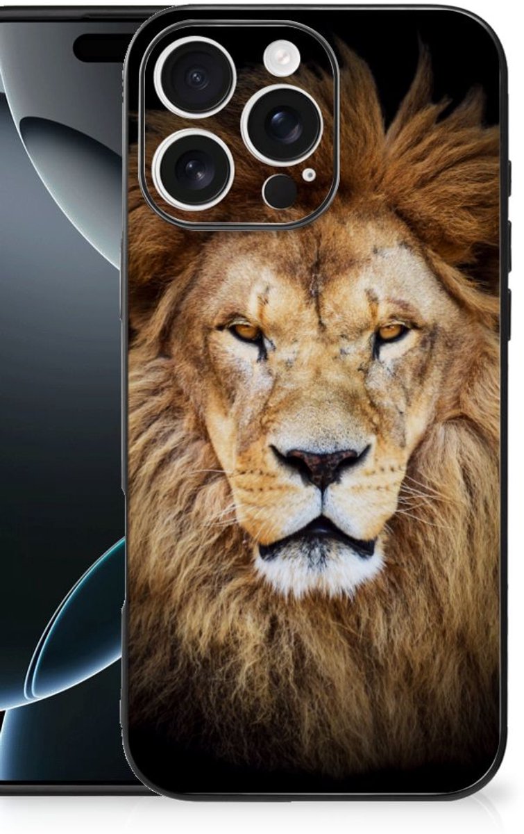 iPhone 16 Pro Max Dierenprint Telefoonhoesje Leeuw