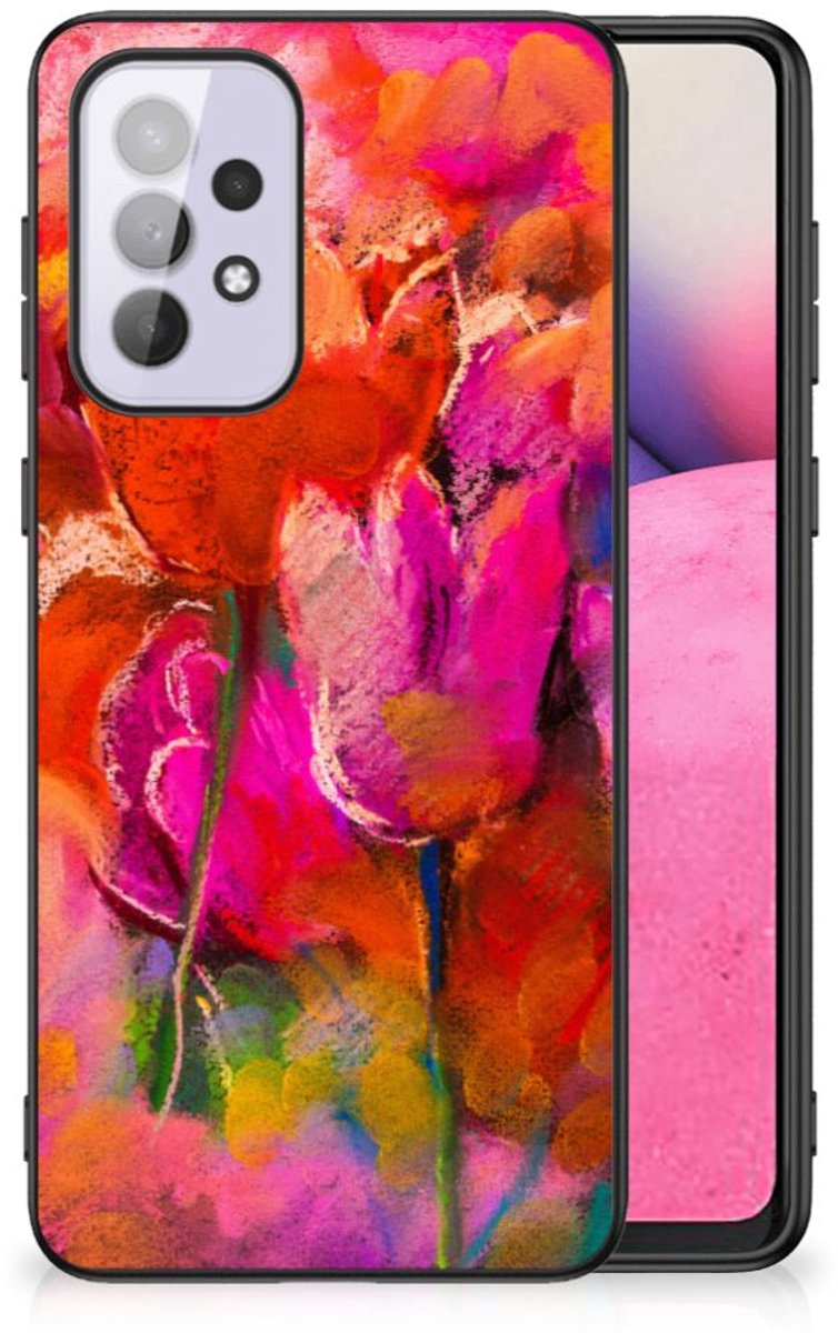 Kleurrijke Telefoonhoesje Samsung Galaxy A33 5G Tulips
