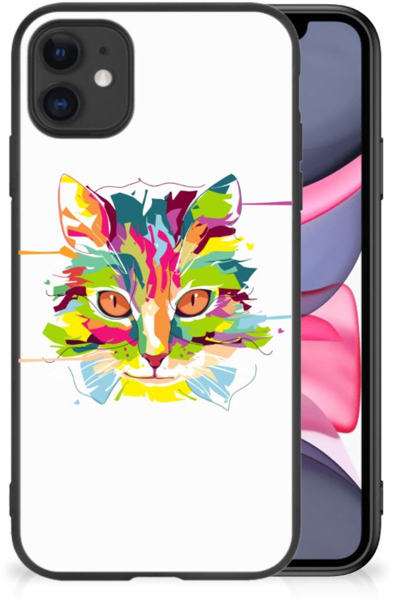 iPhone 11 Hoesje Cat Color