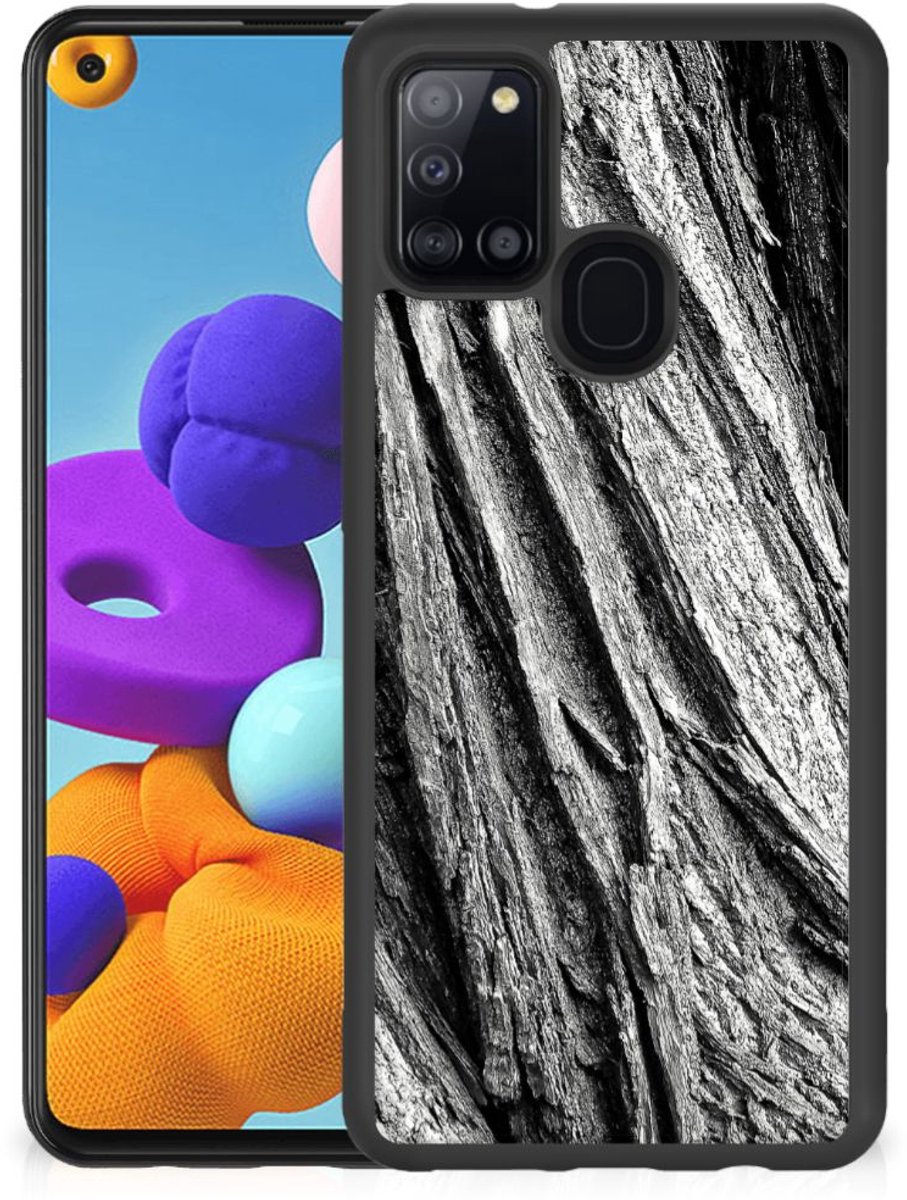 Grip Case Samsung Galaxy A21s Boomschors Grijs