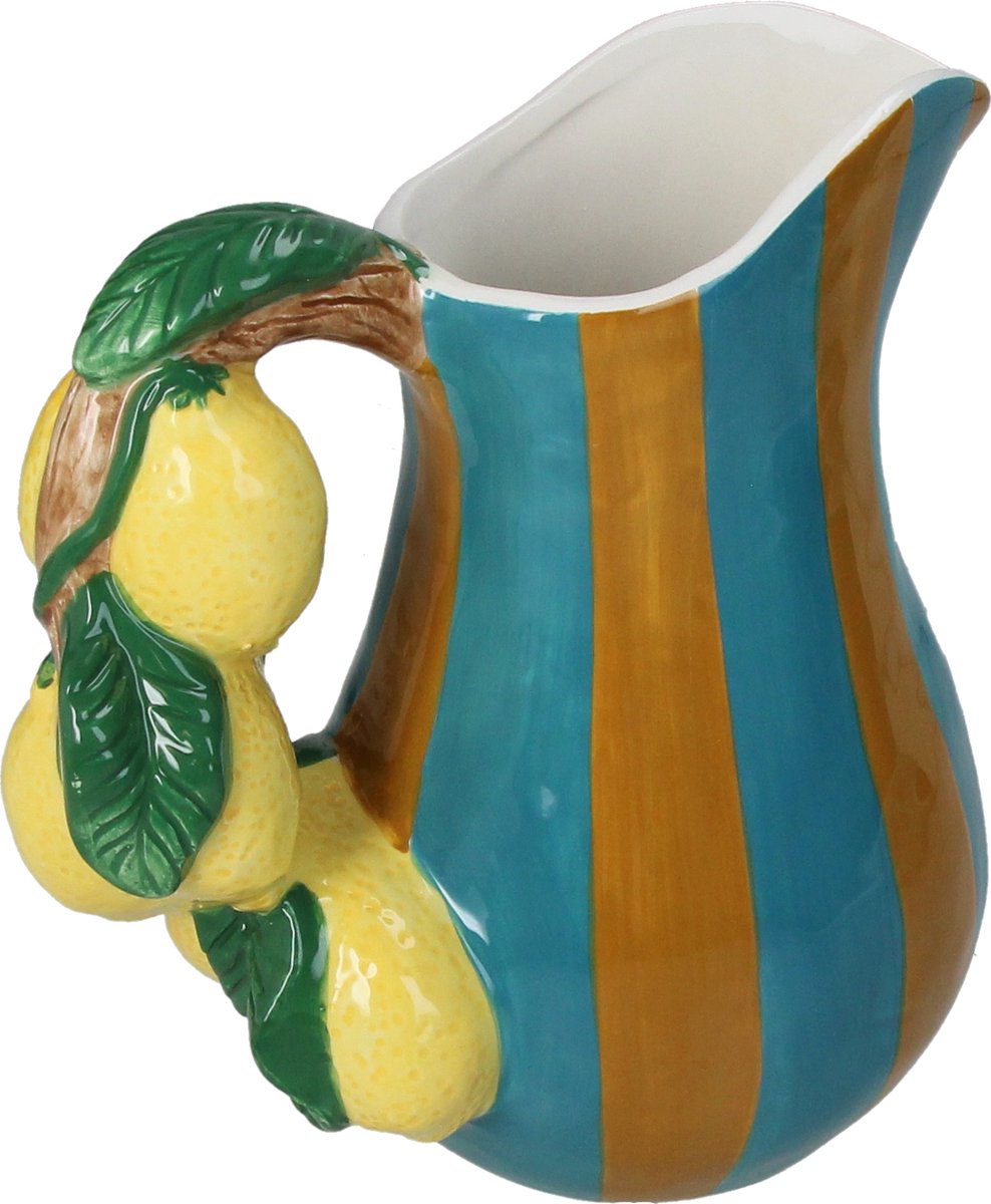 HD Collection Vase Lemon Dolomite Multi 18.5x12.5x20.3cm