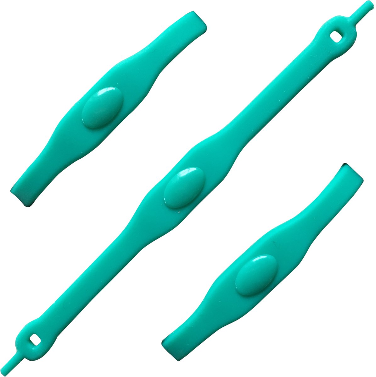 SHOEPS 8 Sea Green - elastieken veters