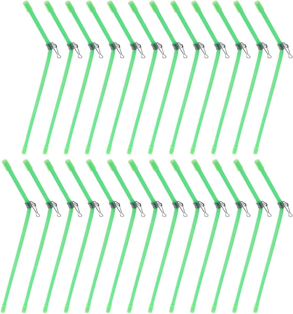 25 stuks Visbalans Connector voor Vissen - Anti Tangle Booms 15 cm - Visgerei Accessoires - Buizen voor Anti-Tangle - Hengelsport Benodigdheden