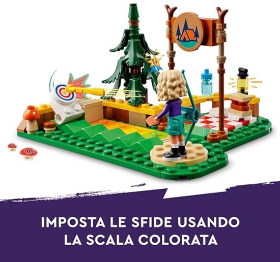 Terrain de tir à l'arc du camp d'aventure LEGO Friends 42622