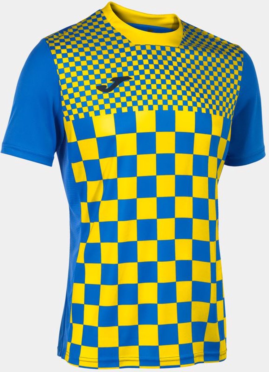 Joma Flag Iii T-shirt Met Korte Mouwen Geel,Blauw M Man