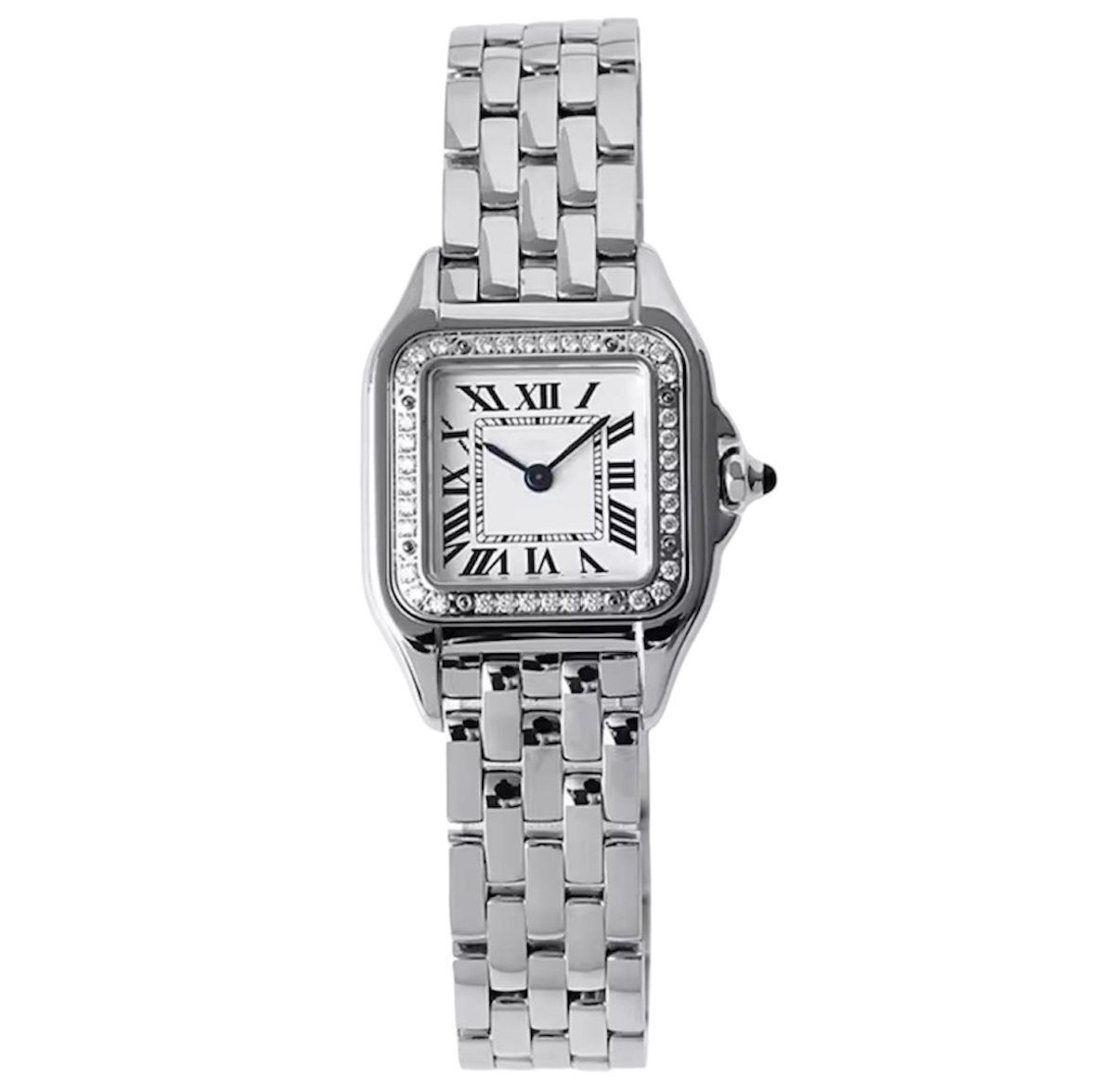 Mpariz - Luxe Dameshorloge - Polshorloge - Dames - Cadeau - Horloge - Geschenkdoos - Vrouwen - Zilver Wit - Diamonds - Luxe Doos