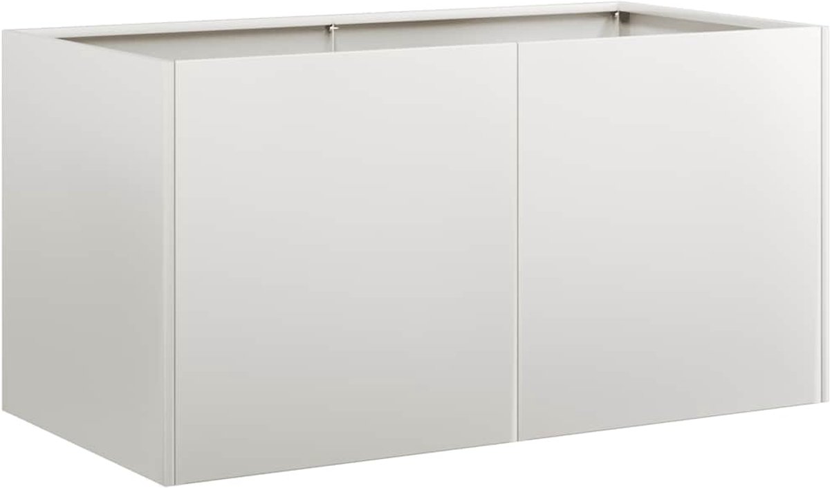 VidaXL Plantenbak roestig 40x80x80 cm weervast staal - Kantoormeubelen Plus VidaXL Plantenbak roestig 40x80x80 cm weervast staal - Kantoormeubelen Plus
