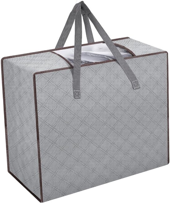 Foto: Grote opvouwbare opbergtas voor kleding met versterkte handgreep 90 liter 1 stuk 