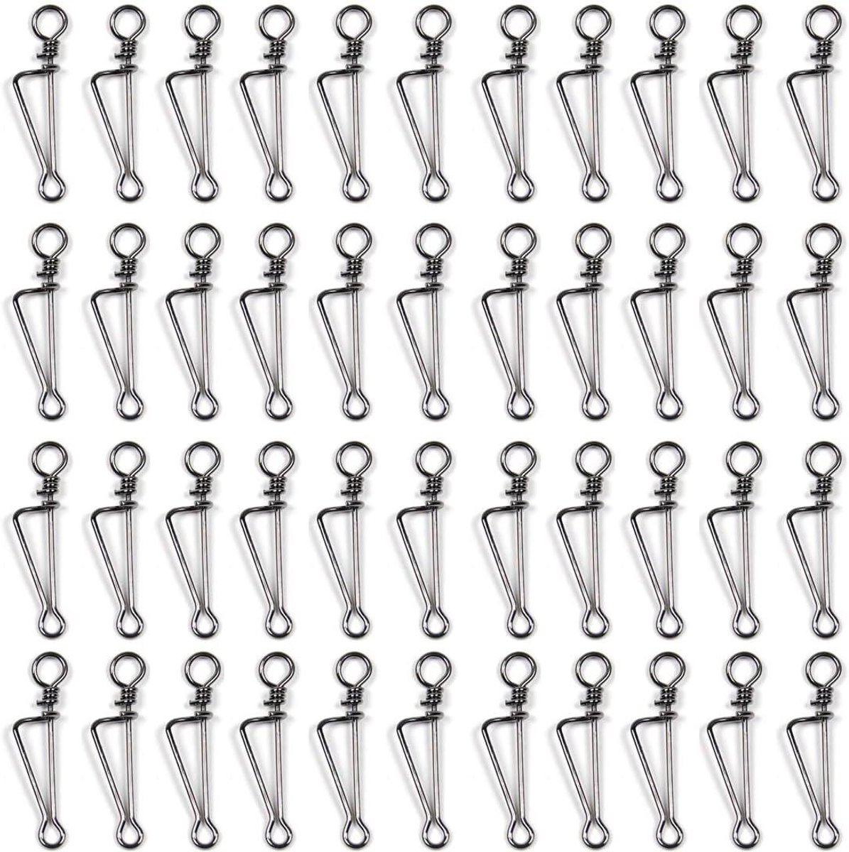 100 stuks hengel wervel set - vissen accessoires met wartels - hengelsport benodigdheden