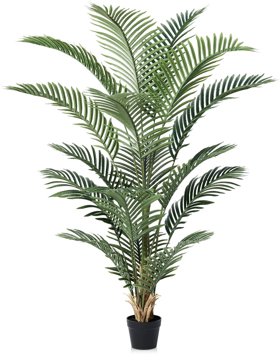 Ibenzoa® Kunstpalm van 150 cm met UV-bescherming voor binnen en buiten