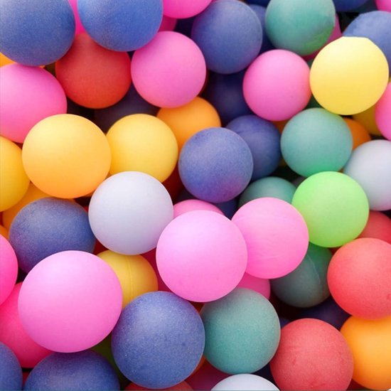 THE TWIDDLERS 50 Witte Tafeltennisballen, Bierpongballen voor Bierpong, Ping Pong, Spellen, Drankspel & Feesten - Halloween, Kerstmis, Verjaardagen - Stevig