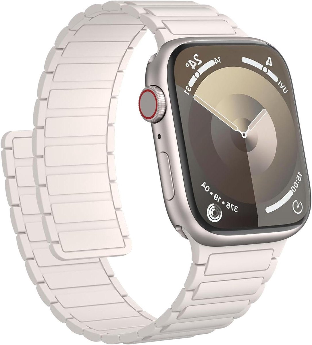 Silicone Magnetische Band Compatibel met Horloge Band - Siliconen Banden Ontworpen voor Horloge Series - Maataanduiding - Extra Zoekwoorden: iWatch, horlogeband - Tot 75 Karakters
