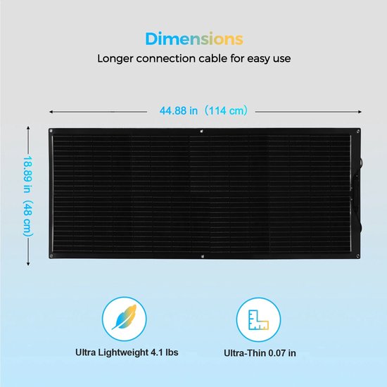 ECO-WORTHY Solar Panel Bracket, 1-4 Pieces 100W-600W Solar Panels, Multi-Angle Adjustable Holder for Garden, Caravan, Roof, Off-Grid System