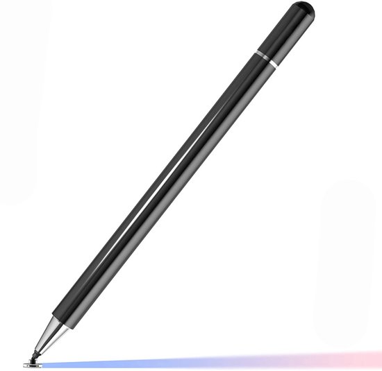 Styluspen - Tablet pen - Voor smartphones, tekentablets - Ronde punt - Touch - Zwart van Merkloos — afbeelding 2