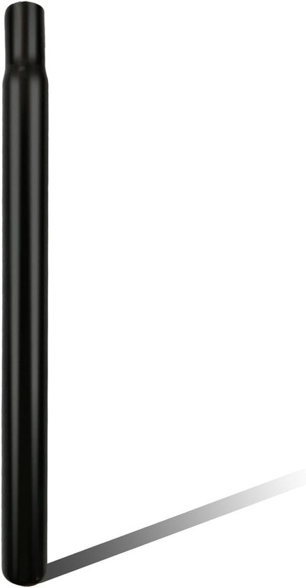 AFASOES Fiets zadelpen, kaarszadelpen, 28,6 x 300 mm, MTB, zadelpen, zwart, ijzermateriaal, zadelpen voor mountainbike, racefiets, stadsfiets, trekkingfiets