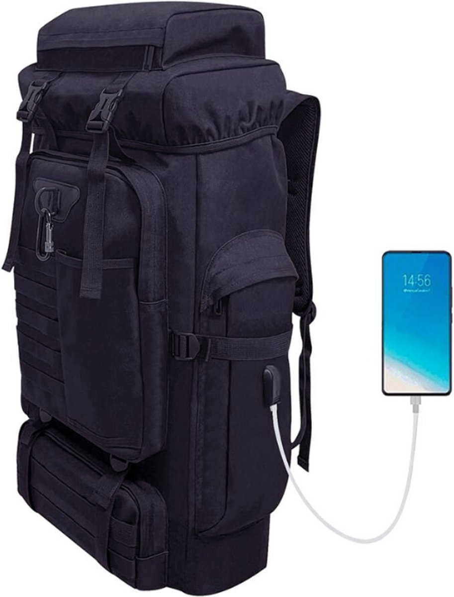 Thuys – Waterdichte En Lichtgewicht – Molle Rugzak – Grote Outdoor Rugzak – Voor Reizen En Avontuur