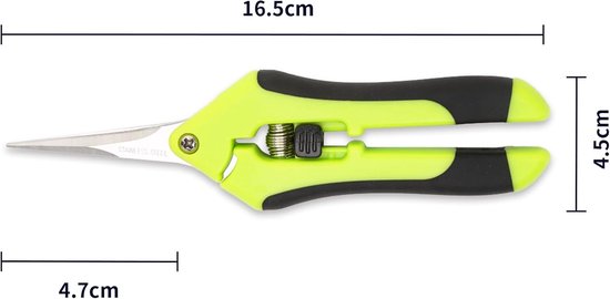 Pruning Shears - Scissors for Roses, Flowers, and Vegetables - Ergonomically Shaped for Precise Cutting and Trimming van Merkloos	 — afbeelding 2