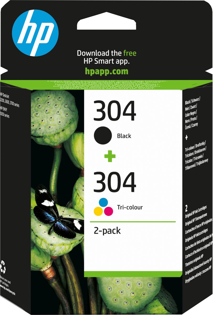 Bol.com HP 304 - Inktcartridge / Zwart en Kleur aanbieding