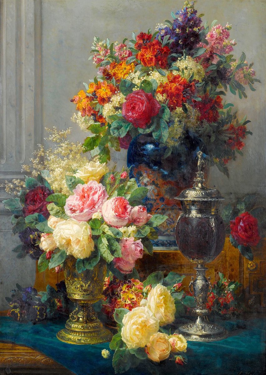 Enjoy Puzzle legpuzzel Spring Flowers met kelken - 1000 stukjes.