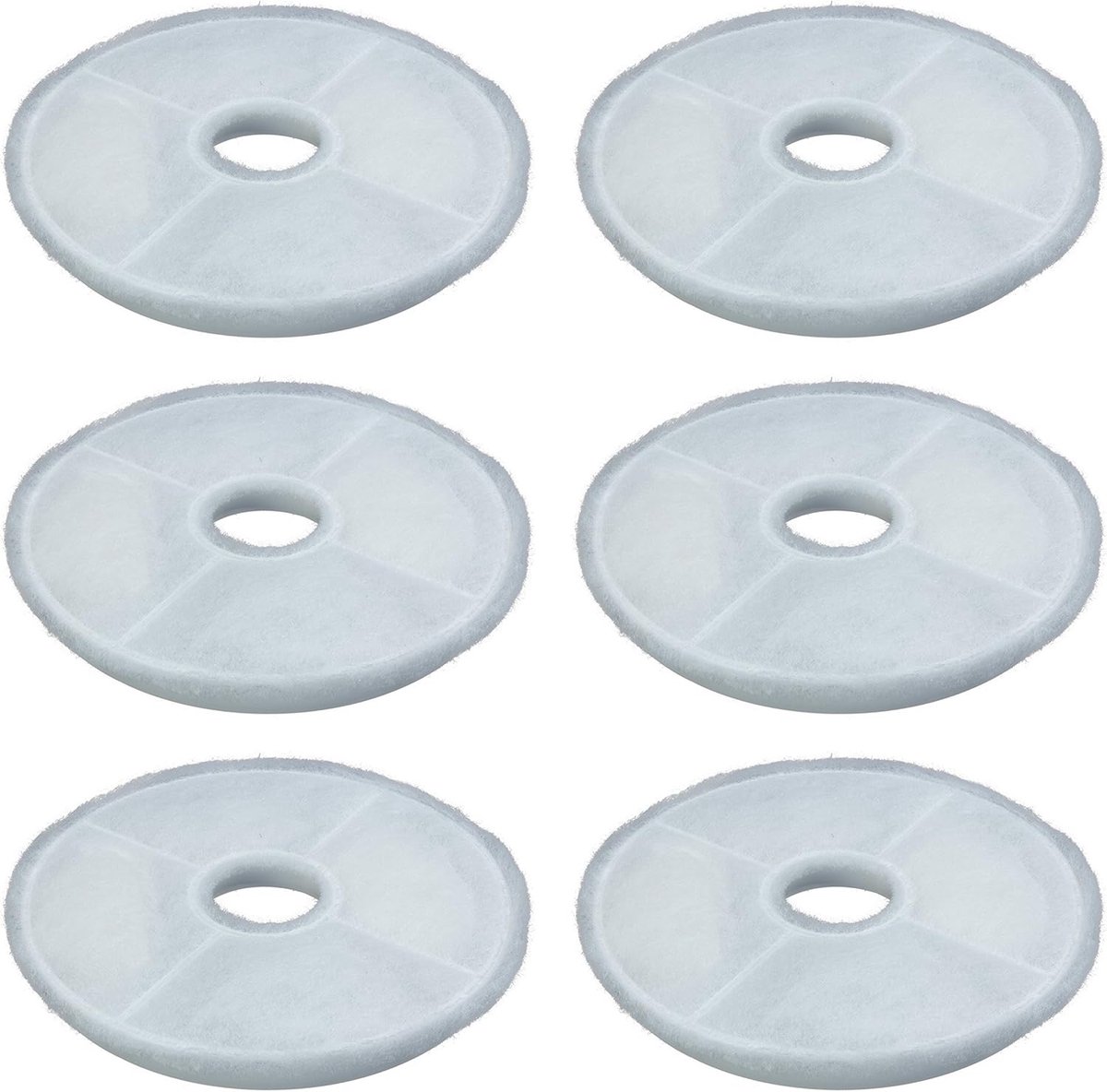PET-standaardfilters Geschikt voor Catit Design Senses-fonteinen en Catit Flower-fonteinen, 6-pack
