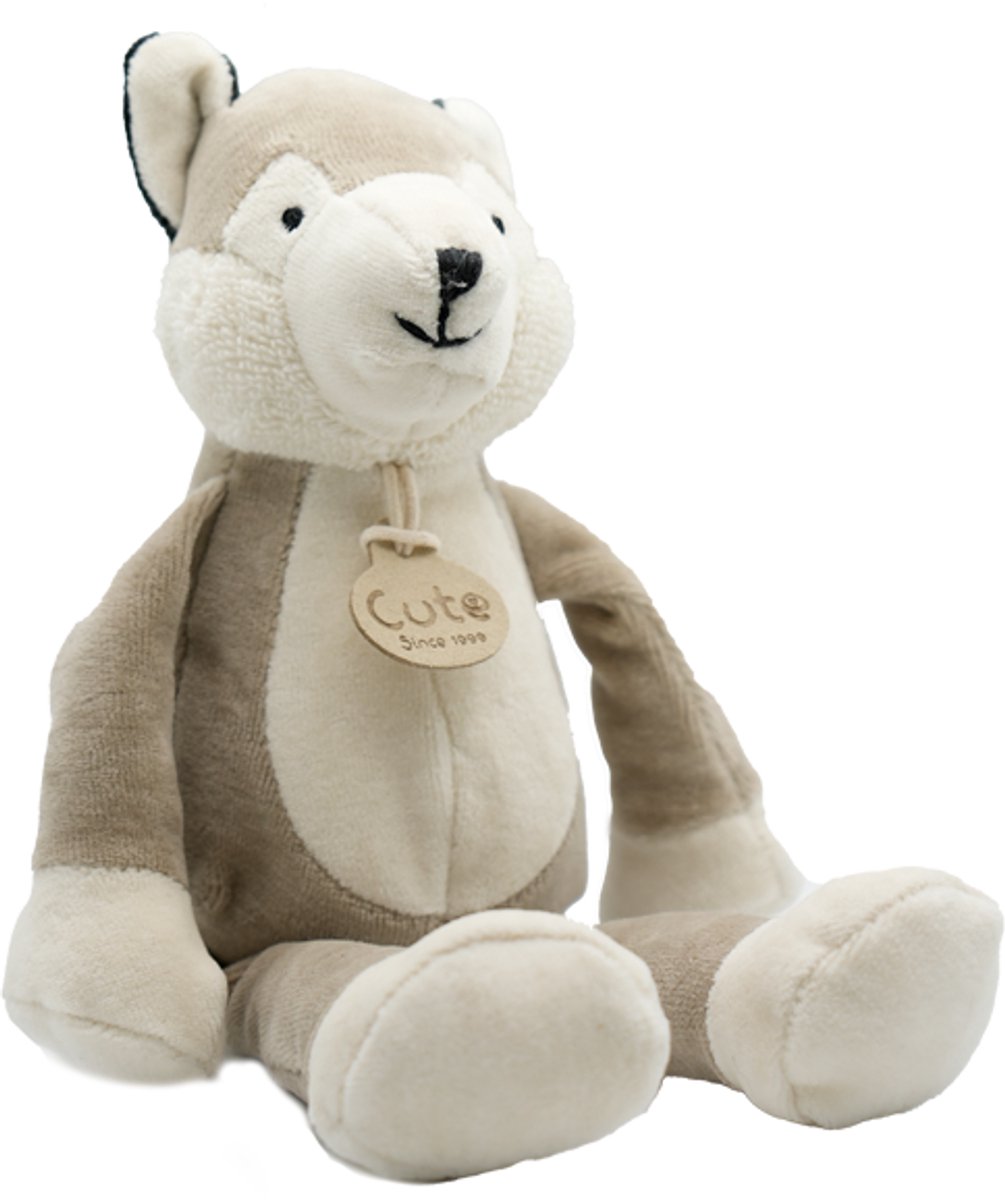 Cute since 1999 - Howard de Husky - Organische knuffel - 26cm x 10cm