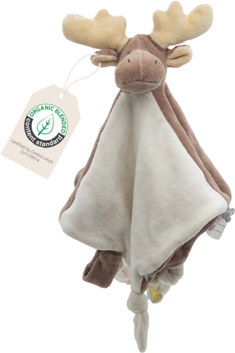 Cute since 1999 - Biologisch Knuffeldoekje - Brian de Rendier - Doudou - 30 x 30 cm