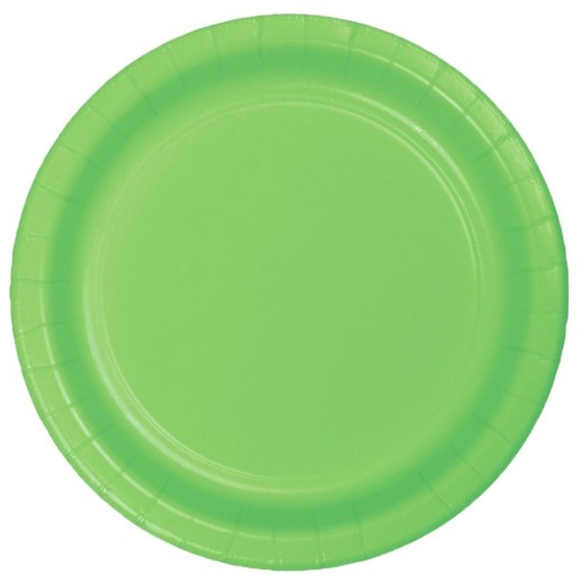 Kartonnen Bordjes groen 23 cm 40 stuks - Wegwerp borden - Feest/verjaardag/BBQ borden