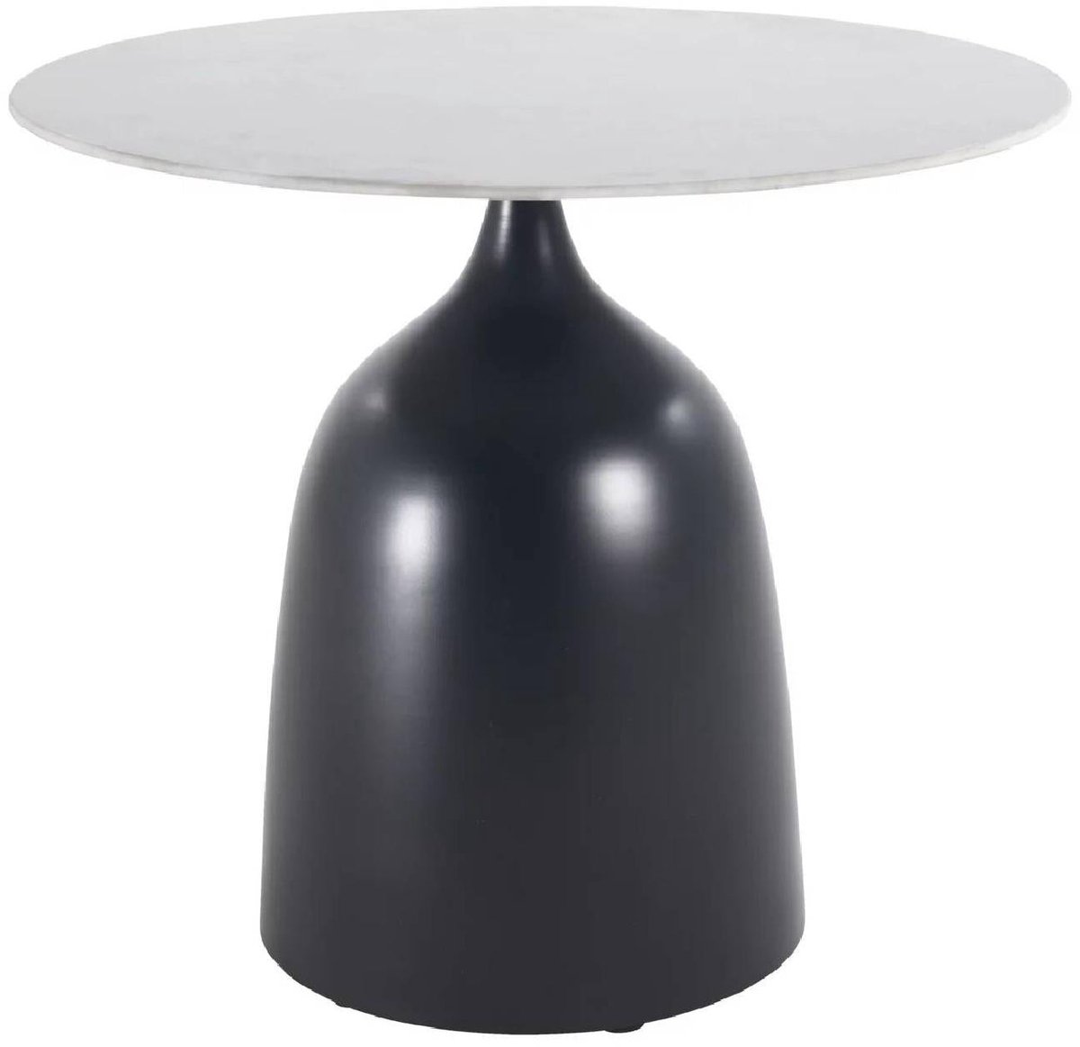 PTMD COLLECTION PTMD Bijzettafel Anna - 48x48x43 cm - Metaal - Wit