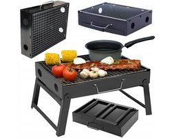 Draagbare Opvouwbare Camping BBQ – Houtskoolgrill – barbecues – bbq gereedschap – Outdoor Tafelbarbecue – Inklapbare Picknick Grill - barbecue accessoires - barbecue houtskool - barbecue hoes Draagbare Opvouwbare Camping BBQ – Houtskoolgrill – barbecues – bbq gereedschap – Outdoor Tafelbarbecue – Inklapbare Picknick Grill - barbecue accessoires - barbecue houtskool - barbecue hoes