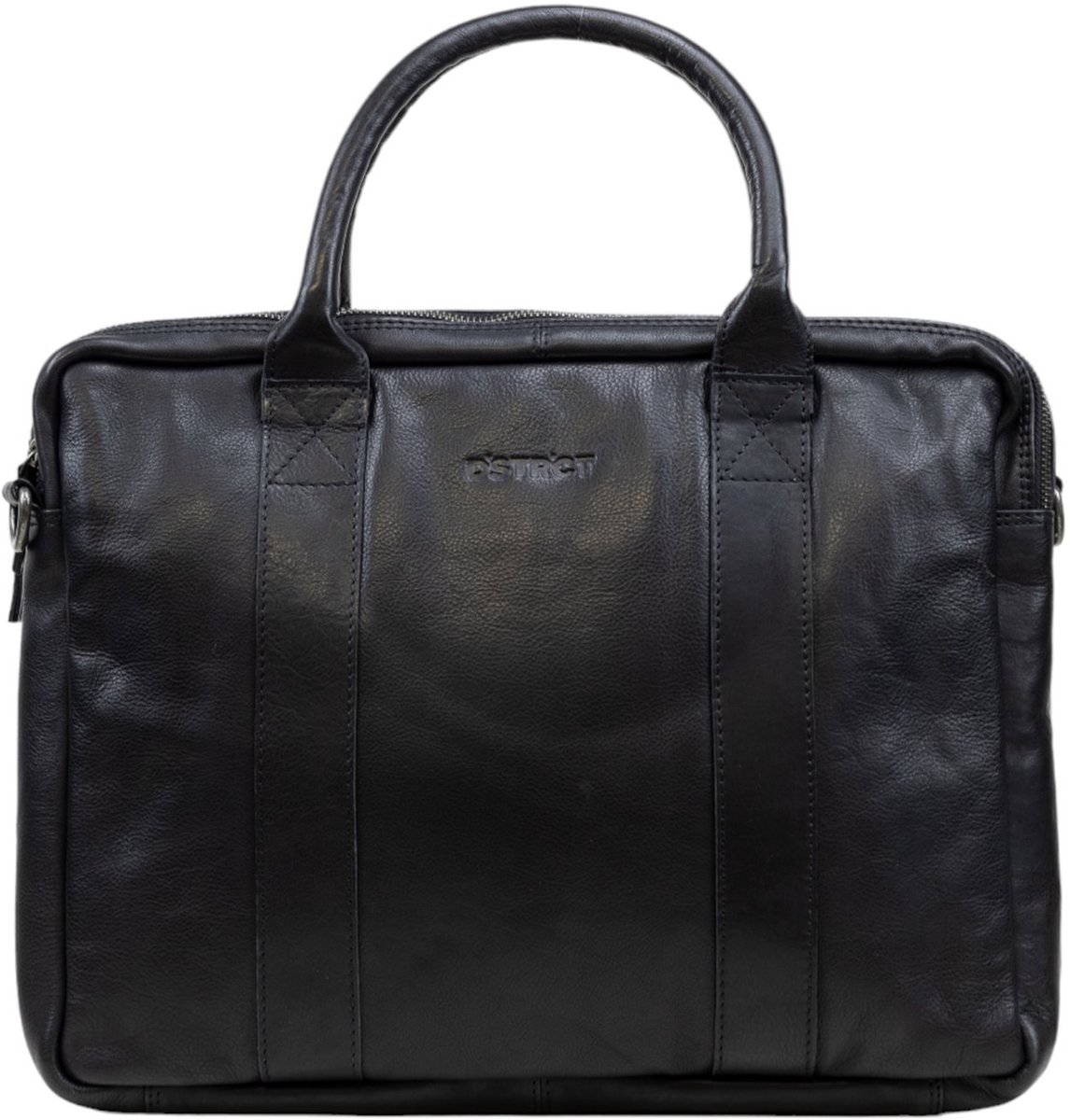DSTRCT State Street Working Bag 2-vaks Laptoptas 15,6'' Black