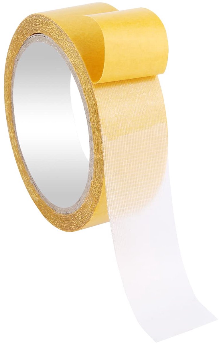 Reparatietape - Algemeen gebruik - Dubbelzijdige textieltape - 3 cm x 10 m - Reparatiedoek - Zelfklevend - Tenttape - Professioneel - Waterdicht - Geschikt voor PVC-coatings - Waterdichte afdichtingstape