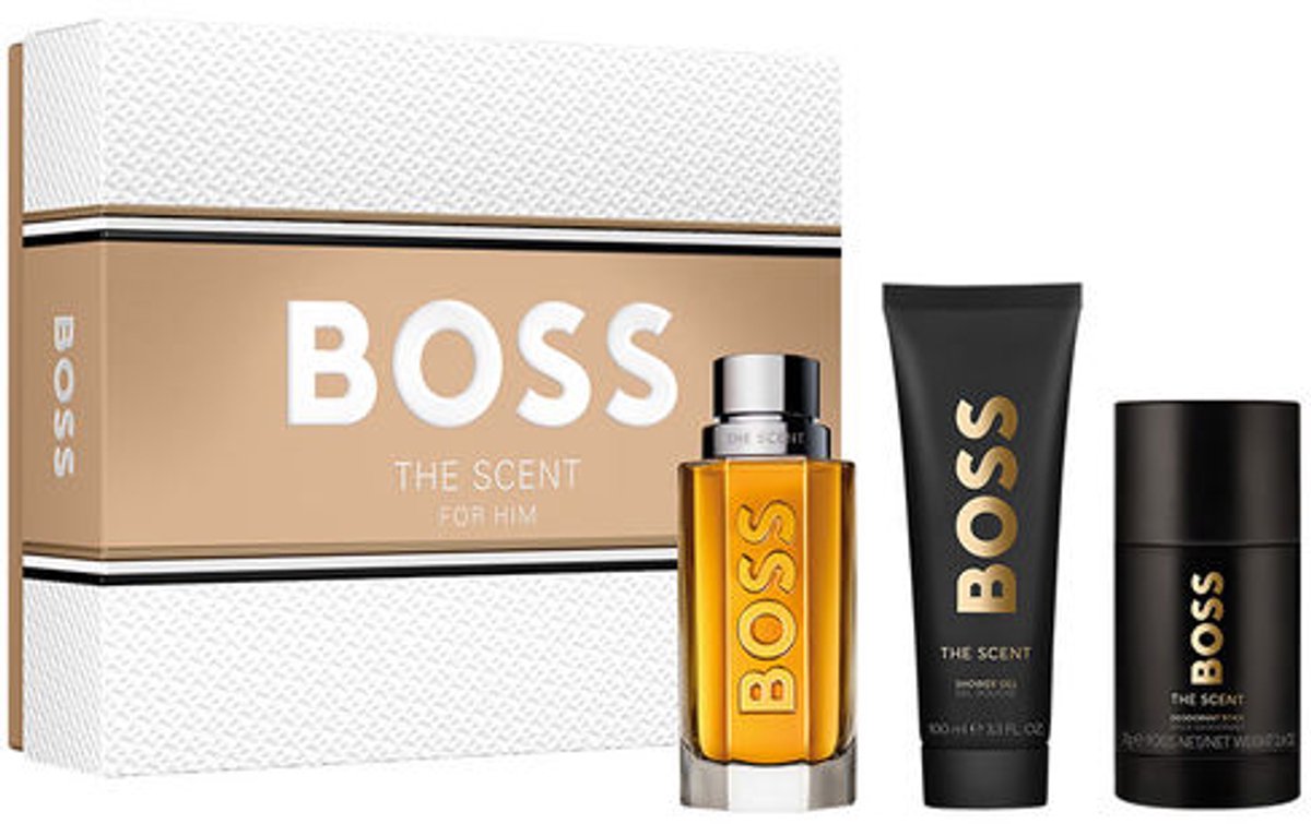Hugo Boss The Scent Eau de Toilette spray 100 ml + Deodorant stick 75 ml + Douchegel 100 ml Cadeau Set – foto 2