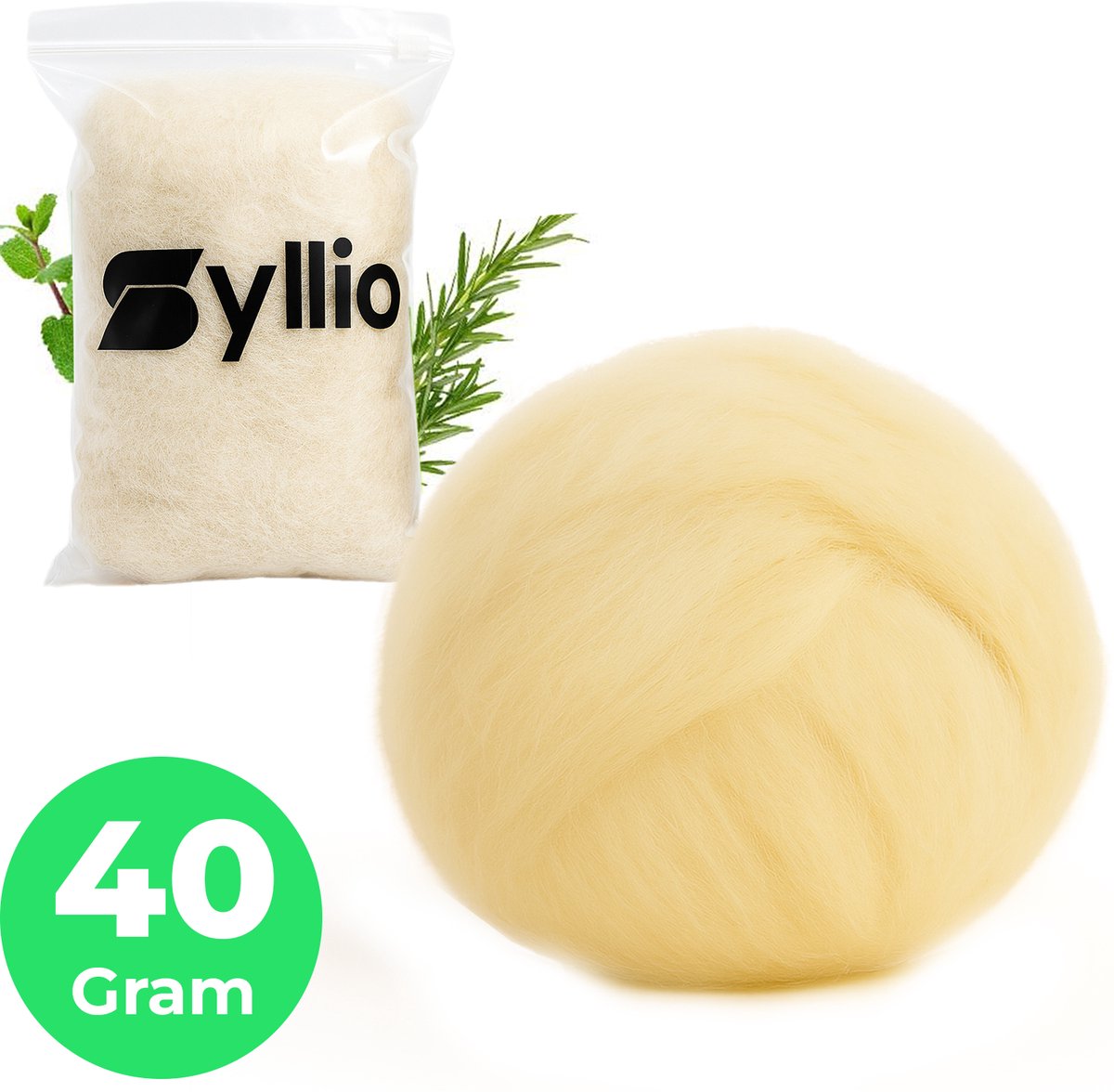 Syllio Wandel Comfort Wol - 40 Gram - Antidruk Wol - Wol voor Voeten - Loopwol - Blaren - Teenspreider