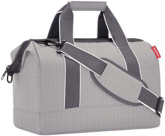 Reisenthel Allrounder M Reistas Sporttas - 18L - Herringbone Grey Lichtgrijs