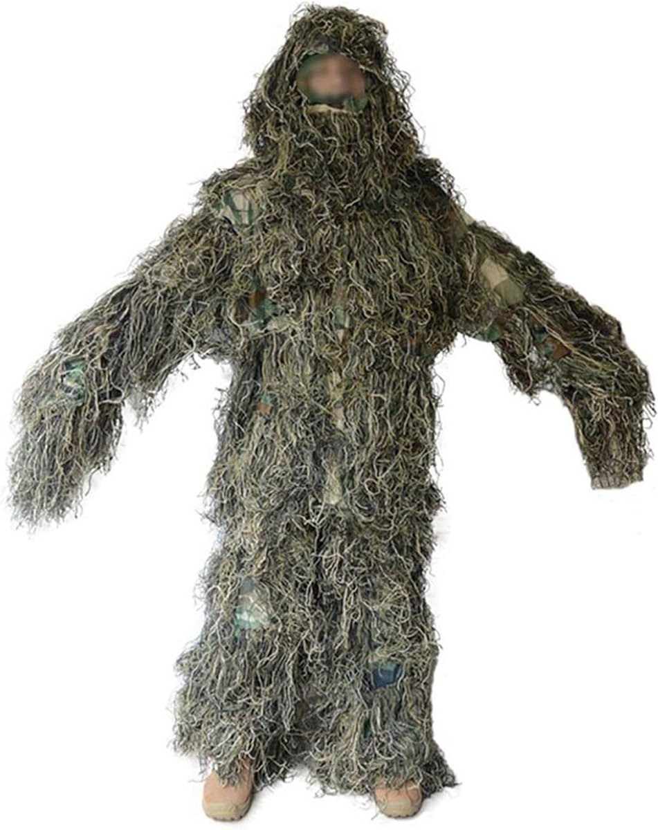JGS Premium 5-delige camouflagekleding set Junglebos ontwerp Heren jachtset Any