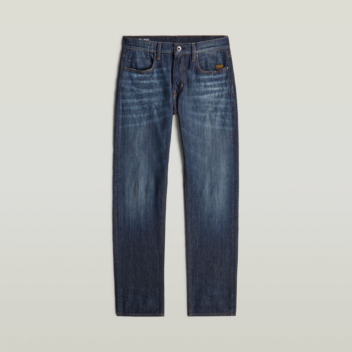 G-Star Mosa Straight Heren Jeans Antic Faded Lagoon