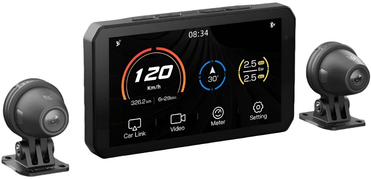 CHIGEE AIO-5 Lite Motor Multimedia Systeem - Maat -