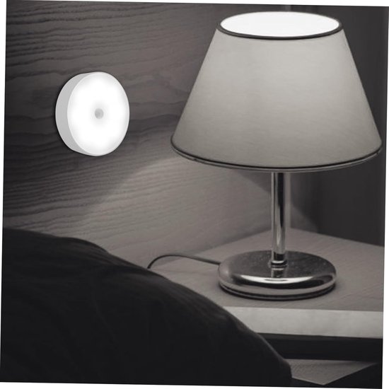 LED Nachtlampje - Nachtlampje met Bewegingssensor-Draadloze Ledlamp - 1 Stuks - 3 Standen - Wit licht 6000k - LED Nachtlampje - Magnetisch - LED Kastverlichting en Trapverlichting met Sensor - Draadloos op Batterij - Wandlamp — afbeelding 5