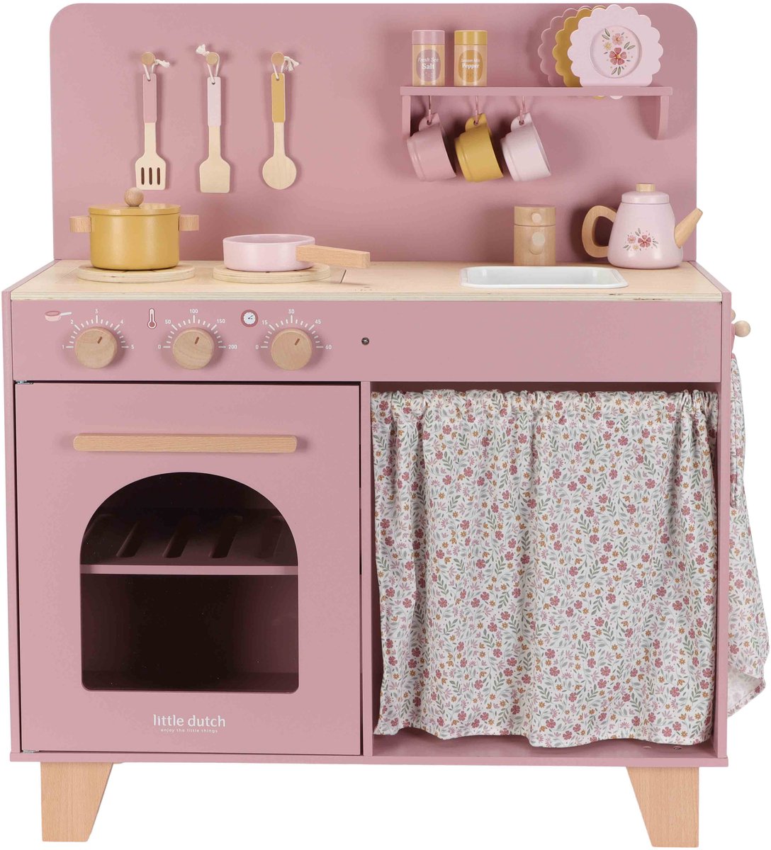 Little Dutch Speelkeuken - Hout - Pink — afbeelding 17