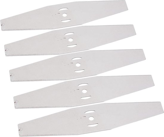 Foto: Allecto premium 5 delige vervangende messen voor grastrimmers duurzame stalen borstelsnijder messen voor elektrische grasmaaiers