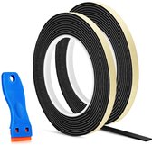 Rubberen strips, zelfklevend, 4 m (l) x 25 mm (b) x 3 mm (d) 3 m (l) x 15 mm (b) x 3 mm (d), rubberen elastiek, zelfklevend, rubberen mat, rubberen