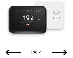 Thermostaat | Wifi | App bediening | Inbouw of opbouw | Hold Temp functie | Holiday modus | Alexa integratie | Zwart