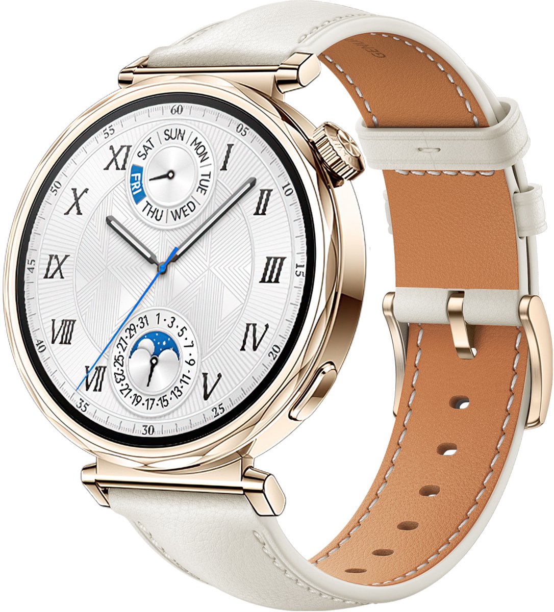 Horlogeband van leer Geschikt voor Huawei Watch GT5 - 18MM